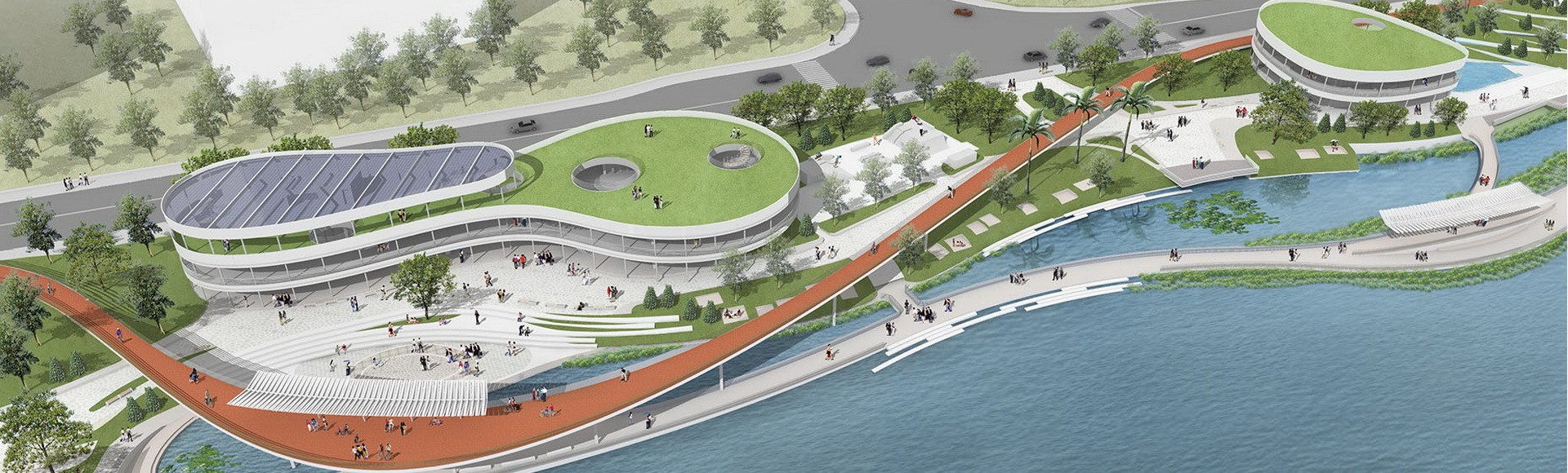珠海前山河绿色建筑示范区